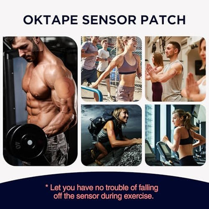 OK TAPE Klebepflaster für Medtronic Guardian und andere Sensoren – wasserdicht & schweißresistent, langanhaltend, 15 Stück, Beige
