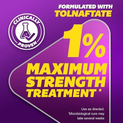 SILKA Max Strength Antifungal Liquid für gesunde Nägel mit Pinselapplikator - Ergebnisse in 1 Woche, Nagelpilzbehandlung für geschädigte Zehennägel, Fußpilzbehandlung, Tolnaftat 1% 0,45 Fl Oz