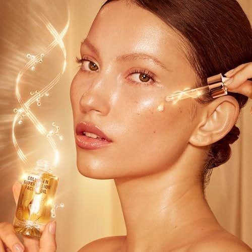 Charlotte Tilbury Collagen Superfusion Face Oil - Hautnährendes Kollagen-Gesichtsöl für einen strahlenden, prallen & gesünder aussehenden Teint - Angereichert mit essentiellen & Superfood-Ölen
