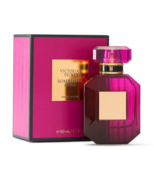 Victoria's Secret Bombshell Passion Eau de Parfum für Frauen – 1,7 oz (50 ml) mit Noten von Cassis, Pfingstrose & Fuchsie