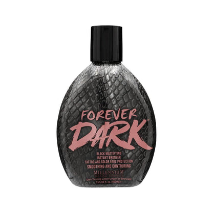 Millennium Tanning Forever Dark - Schwarze Mattierende Instant-Bräunungslotion, 13,5 Unzen