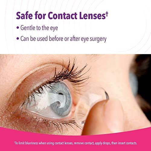 iVIZIA Sterile Lubricant Eye Drops für trockene Augen, konservierungsmittelfrei, feuchtigkeitsspendend, Linderung bei trockenen Augen, kontaktlinsenfreundlich, 0,16 fl oz Flasche