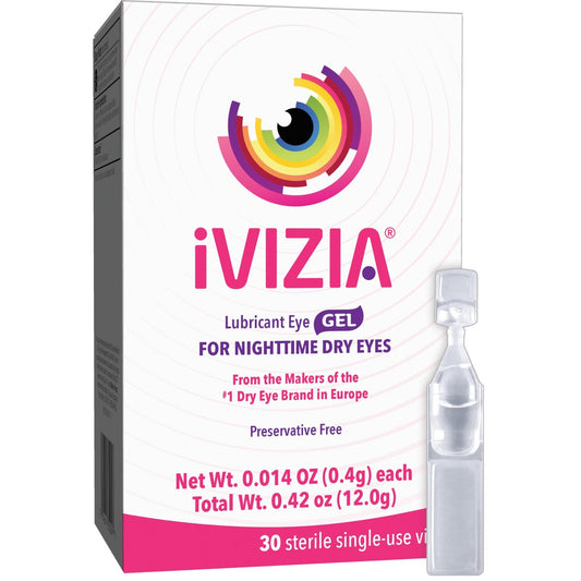 iVIZIA Augengel für trockene Augen bei Nacht, konservierungsmittelfrei, 30 Einzeldosen