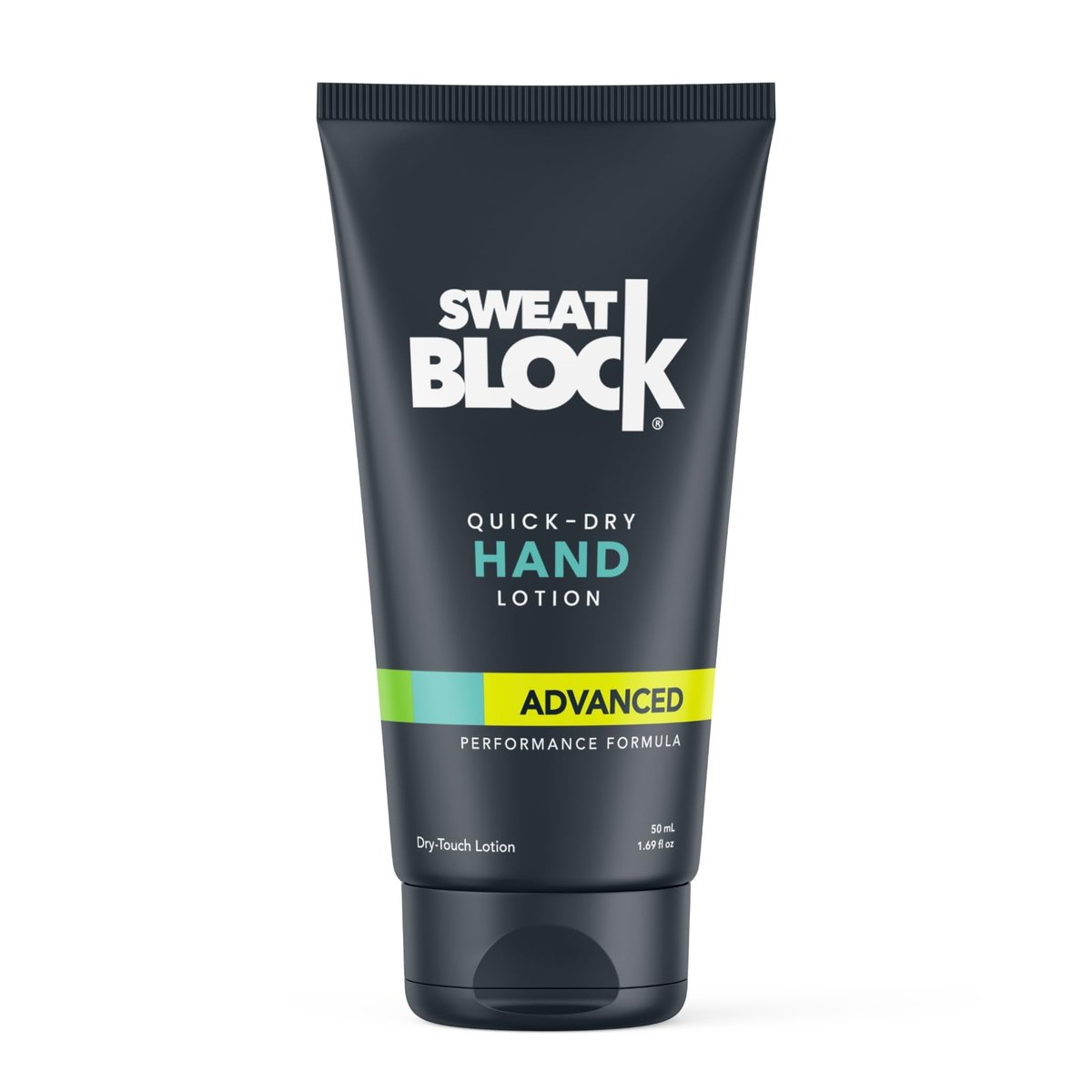 SweatBlock Antitranspirant Handlotion für schwitzige Hände 1,69 fl oz Reisegröße Schnelltrocknende Hyperhidrose-Behandlung für Männer und Frauen Nicht reizende dermatologisch getestete Formel für tägliches Selbstvertrauen
