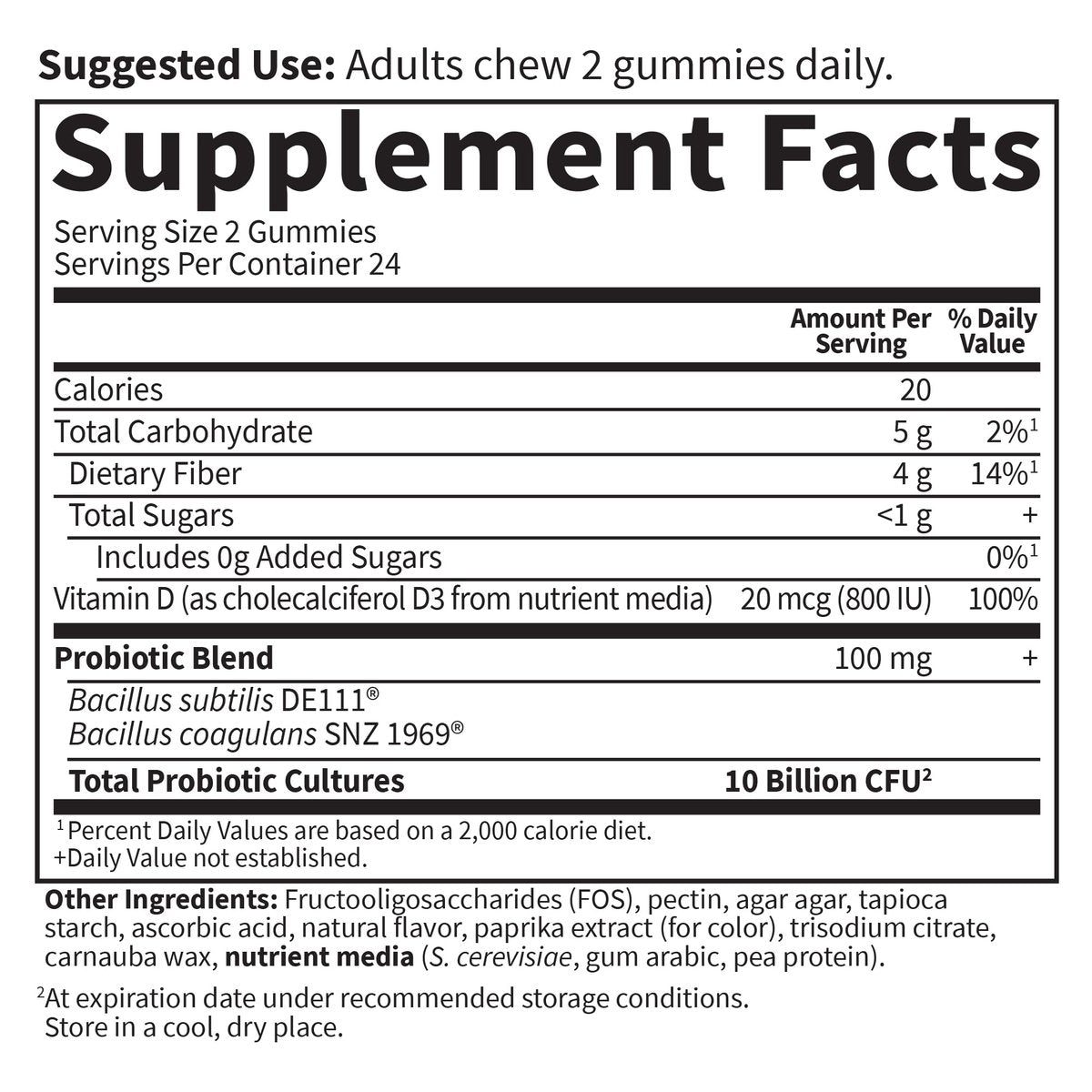 Garden of Life Dr Formulated 10 Milliarden KBE Präbiotikum & Probiotikum Gummis mit Vitamin D3 – für Verdauungs- und Immunsystem – glutenfrei, ohne Gentechnik, ohne Zuckerzusatz, Geschmack Orange Dream, 60 Gummis