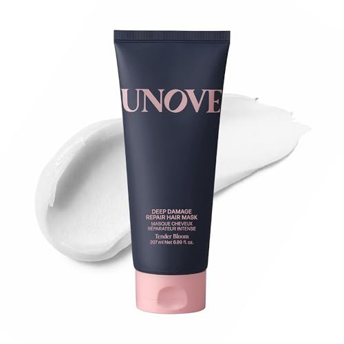 UNOVE Deep Damage Repair Haar Maske – Protein-Haarmaske für geschädigtes Haar | Tiefenpflege & Keratin-Haarmaske für trockenes, frizziges Haar | Koreanische Haarpflege | Tender Bloom, 207 ml