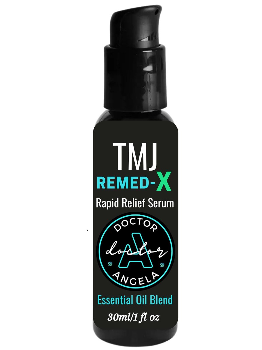 Dr. A's TMJ Remed-X Jaw Relief Serum | Natürliches Öl gegen Kieferverspannungen, Zähneknirschen & Kieferschmerzen – 30 ml