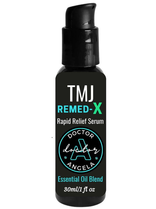 Dr. A's TMJ Remed-X Jaw Relief Serum | Natürliches Öl gegen Kieferverspannungen, Zähneknirschen & Kieferschmerzen – 30 ml