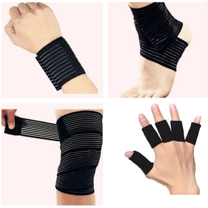 Baisunt 6er-Pack 5,1 cm Selbstklebende Kohäsive Bandage, Elastischer Selbsthaftender Verband, Atmungsaktiver Sport-Wickel für Handgelenk, Knöchel, Tattoo (5 Yards, Mehrfarbig)