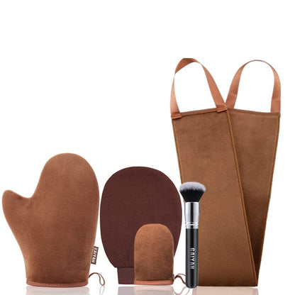 GAIYAN Selbstbräuner-Applikator-Handschuh – Set mit 5 Handschuhen für gleichmäßige, streifenfreie Bräune