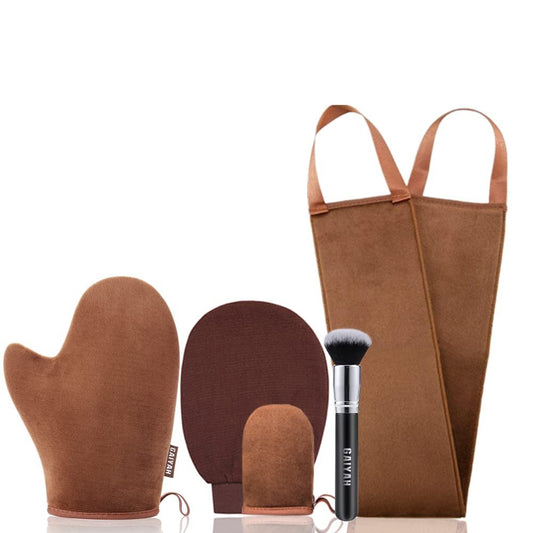 GAIYAN Selbstbräuner-Applikator-Handschuh – Set mit 5 Handschuhen für gleichmäßige, streifenfreie Bräune