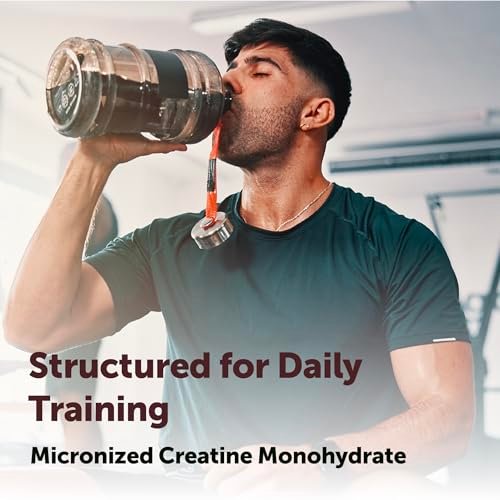 Micro Ingredients Kreatin Monohydrat Pulver 500 g (1,1 Pfund), 5000 mg pro Portion, mikronisiertes Kreatinpulver, ungewürzt, ohne Füllstoffe, keto- und veganfreundlich, leicht löslich, Pre-Workout für Frauen und Männer
