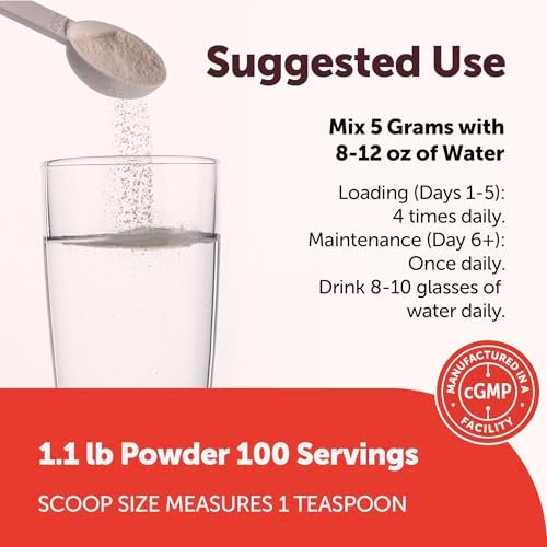 Micro Ingredients Kreatin Monohydrat Pulver 500 g (1,1 Pfund), 5000 mg pro Portion, mikronisiertes Kreatinpulver, ungewürzt, ohne Füllstoffe, keto- und veganfreundlich, leicht löslich, Pre-Workout für Frauen und Männer