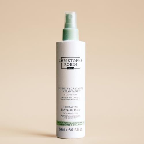 Christophe Robin Hydratisierender Leave-In Nebel mit Aloe Vera für Kopfhaut und Haar – entwirrt und pflegt, 150 ml