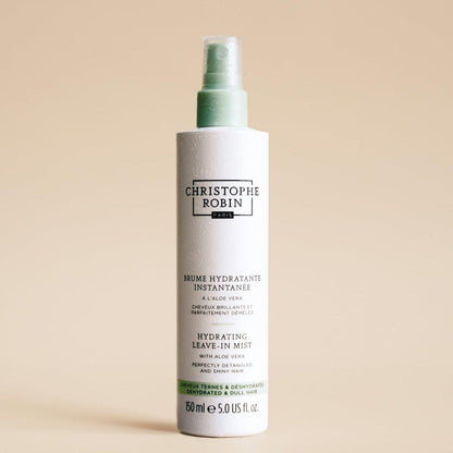 Christophe Robin Hydratisierender Leave-In Nebel mit Aloe Vera für Kopfhaut und Haar – entwirrt und pflegt, 150 ml