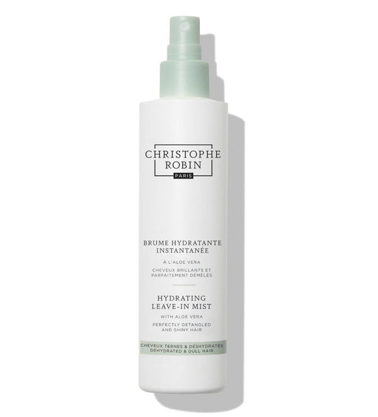 Christophe Robin Hydratisierender Leave-In Nebel mit Aloe Vera für Kopfhaut und Haar – entwirrt und pflegt, 150 ml