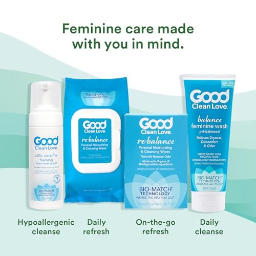 Good Clean Love Ultra Sensitive Schaum-Intimwaschmittel pH-ausgeglichen, sanfte Reinigung für Frauen mit natürlichen Inhaltsstoffen, wasserbasiert, 148 ml