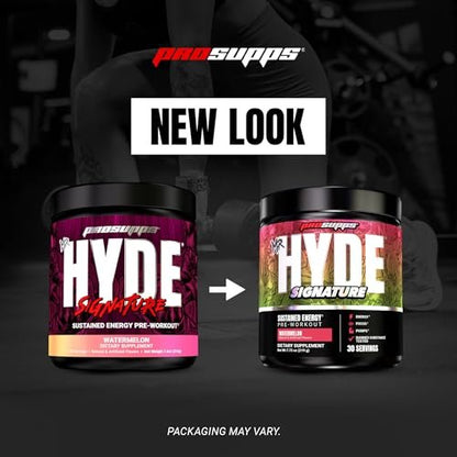 ProSupps Mr. Hyde Signature Pre Workout Pulver mit Kreatin, Beta-Alanin & Koffein – Leistung, Energie & Ausdauer – Reines Fitness- & Gym-Supplement für Männer & Frauen (Wassermelone, 30 Portionen)