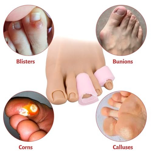 Ultrassist Zehenhülle mit Überlappung, Kleine Größe 5/8" Innendurchmesser, 36" Rolle, Schaumstoff-Zehenschutz für Blasen, Ballen, Hühneraugen