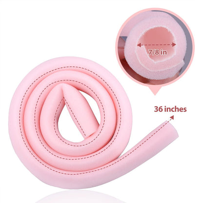 Ultrassist Zehenschlauch mit Überlappung, Medium, 7/8" Innendurchmesser, 36" Rolle, Schaumstoff-Zehenschutz für Blasen, Ballenzehen, Hühneraugen