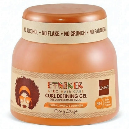 Etniker Curl Defining Gel – Locken Gel für welliges Haar, Salon-Qualität, 10,5 Unzen