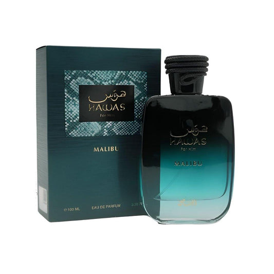 Hawas Malibu von Rasasi – Eau de Parfum, 3,4 Fl Oz