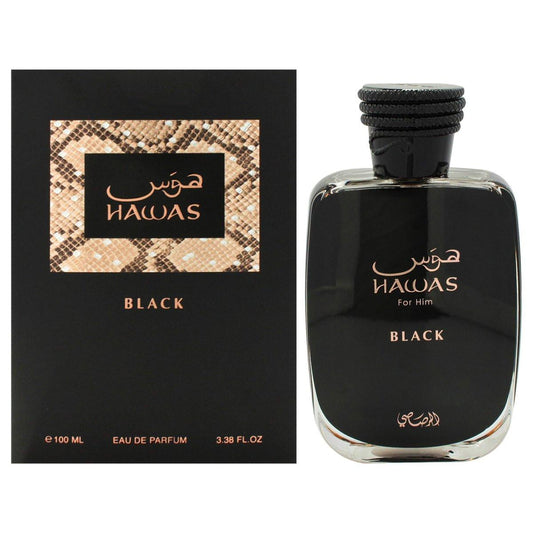Hawas Black von Rasasi für Herren – 100 ml EDP Spray