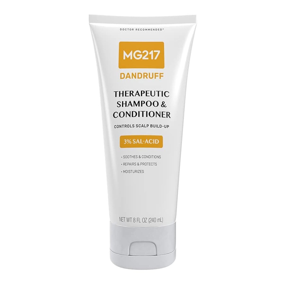 MG217 Schuppenshampoo & Conditioner mit 3% Salicylsäure, 227 g Tube, Klar