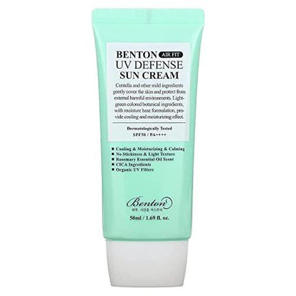 BENTON Air Fit UV Defense Sun Cream – Leichter Sonnenschutz für das Gesicht