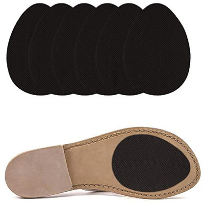 Rutschfeste Schuhpolster Sohle Schutz Aufkleber, Antirutsch-Schuhgriffe für High Heels (Schwarz 3 Paare)