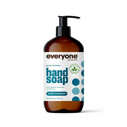 Everyone Liquid Hand Soap Pacific Eucalyptus 12,75 oz – Pflanzliche Handseife mit ätherischen Ölen