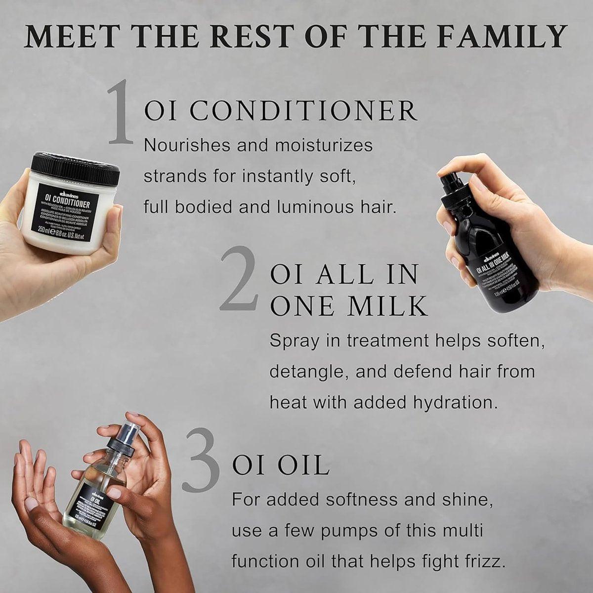 Davines OI Liquid Luster – Haarfluid für sofortigen, glasartigen Glanz, 10,14 Fl Oz