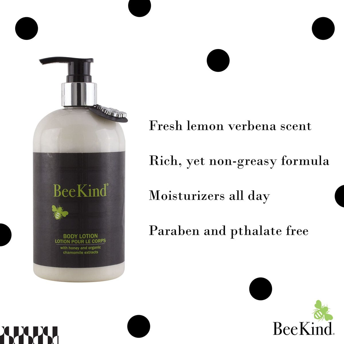 Gilchrist & Soames BeeKind Honig und Zitronenverbene Hand- und Körperlotion - 15,5 oz - Pflegend und feuchtigkeitsspendend, ohne Parabene, Sulfate und Phthalate