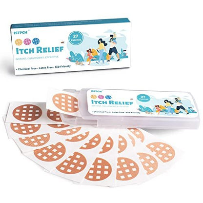 Istpch Biss-Stick Pflaster für Kinder – 27 natürliche Anti-Juckreiz-Sticker gegen Insektenstiche, Schwellungen & Juckreiz – Ideal für Sommer, Reisen & Camping