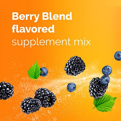 Emergen-C Vitamin C Ashwagandha Drinkmischung – Immununterstützung mit Berries-Geschmack, 18 Portionen
