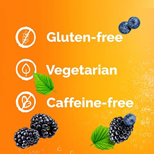 Emergen-C Vitamin C Ashwagandha Drinkmischung – Immununterstützung mit Berries-Geschmack, 18 Portionen