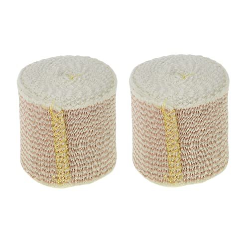 Dealmed 2" Elastische Binden mit Selbsthaftung – 2 Stück, 5 Yards gedehnte Kompressionsbandage, Wundversorgung für Erste-Hilfe-Set und medizinische Einrichtungen