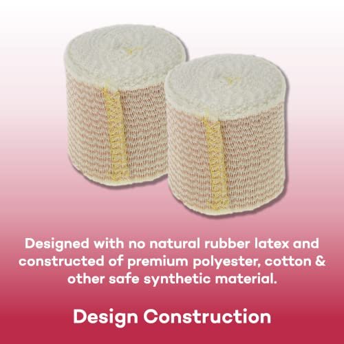 Dealmed 2" Elastische Binden mit Selbsthaftung – 2 Stück, 5 Yards gedehnte Kompressionsbandage, Wundversorgung für Erste-Hilfe-Set und medizinische Einrichtungen