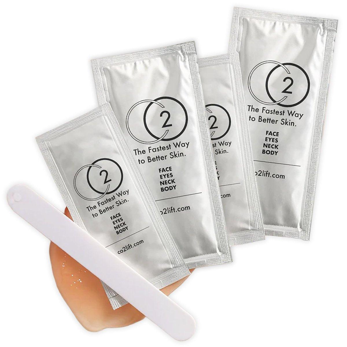 CO2Lift Pro Carboxy Gel Behandlung – Einzelanwendung Sauerstoff-Gesichtsm Maske für Gesicht & unter den Augen – CO2 Lift Carboxy Therapie Maske gegen Schwellungen, Augenringe, Falten, Hautstraffung & Feuchtigkeitsversorgung