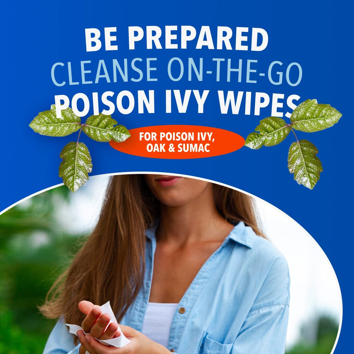 Cutter Poison Ivy Wipes – Unterwegs-Reinigung gegen Giftefeu, Gifteiche und Giftsumach, 12 Tücher
