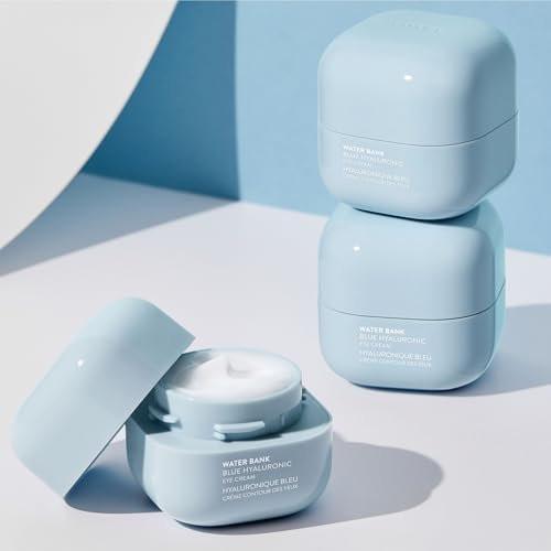 LANEIGE Water Bank Blue Hyaluronic Eye Cream – Feuchtigkeitsspendende Augenpflege mit Niacinamid & Koffein für strahlende, genährte & beruhigte Augenpartie