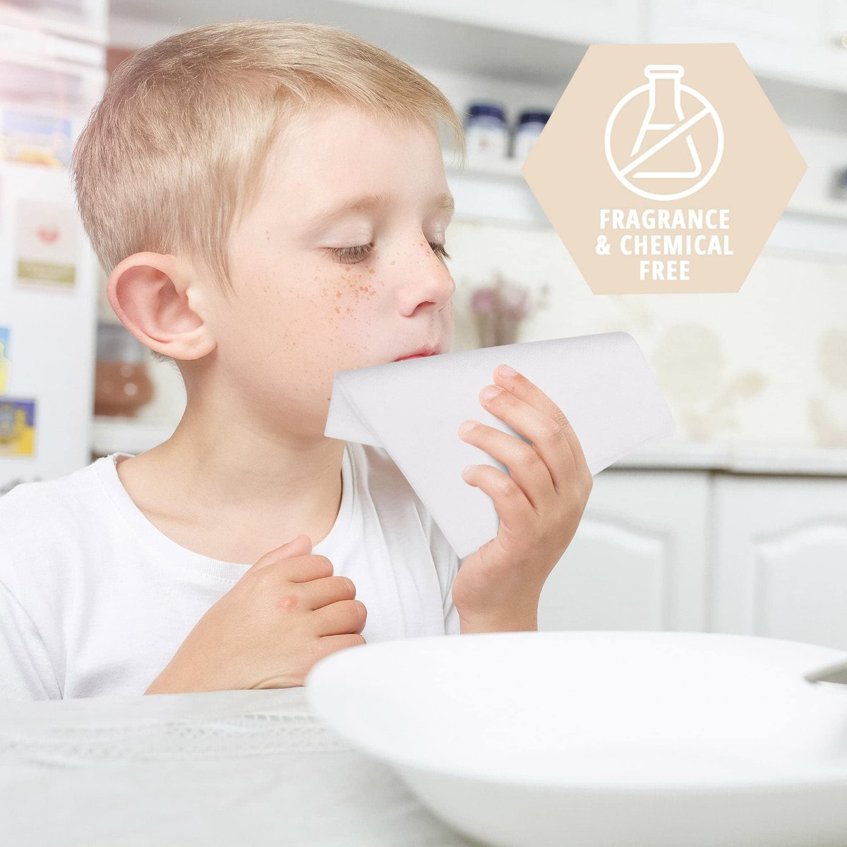MED PRICE Ultra Soft Einweg-Papiertücher für medizinische Zwecke, trockene Tücher für den Körper, Einweg-Krankenhaus-Waschtücher, unparfümiert, 12,5'' x 11'', 90er Pack