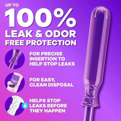 Tampax Radiant Tampons 42 Stück – Regulär, Super, Super Plus (Mischpackung) – Zuverlässiger Schutz für jede Stärke