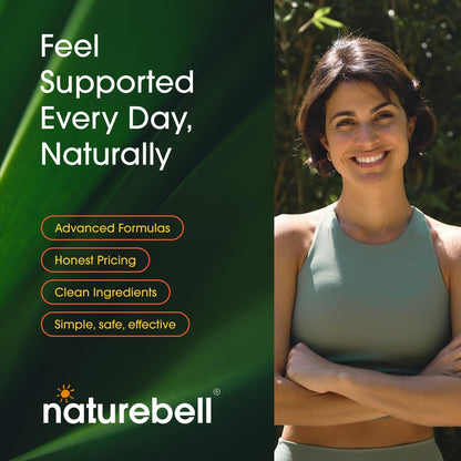NatureBell Micronisiertes Kreatin-Monohydrat-Pulver – 500 g – 5000 mg Kreatin für Frauen & Männer – ungewürztes Pulver – leicht zu mischen – Unterstützung vor und nach dem Training – vegan, keto-freundlich – drittanbietergeprüft