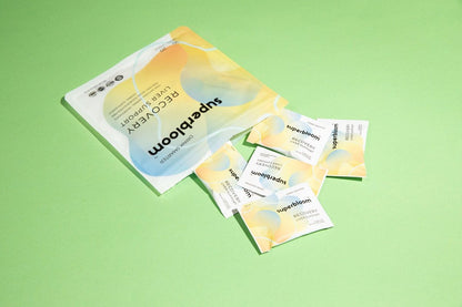 superbloom Recovery Leberunterstützung | Leberentgiftung mit DHM, Kurkuma, Mariendistel | 10 Sachets, 20 Kapseln | Genieße die Nacht, meistere den Morgen