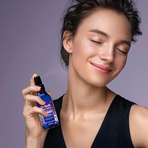 Dr Teal's Calm Blend Spray mit Melatonin, Lavendel & Kamille ätherische Öle, 6 fl oz (3er-Pack)