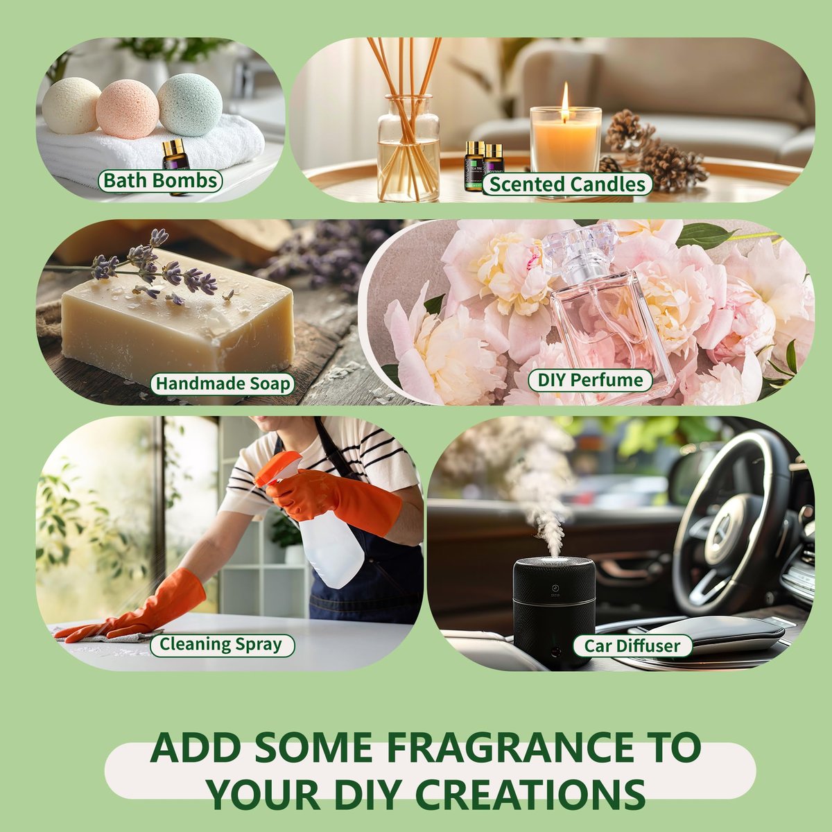 MAYJAM 20-teiliges Teebaum-Ätherisches Öl Geschenkset, reine Duftöle für Diffuser, Luftbefeuchter, Hautpflege, Massage, DIY Kerzen- und Seifenherstellung, Geschenk für Freunde (5 ml)