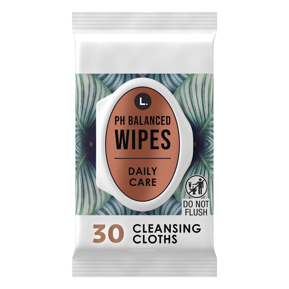 L. pH-ausgeglichene Feuchttücher - Duftfrei, 30 Stück