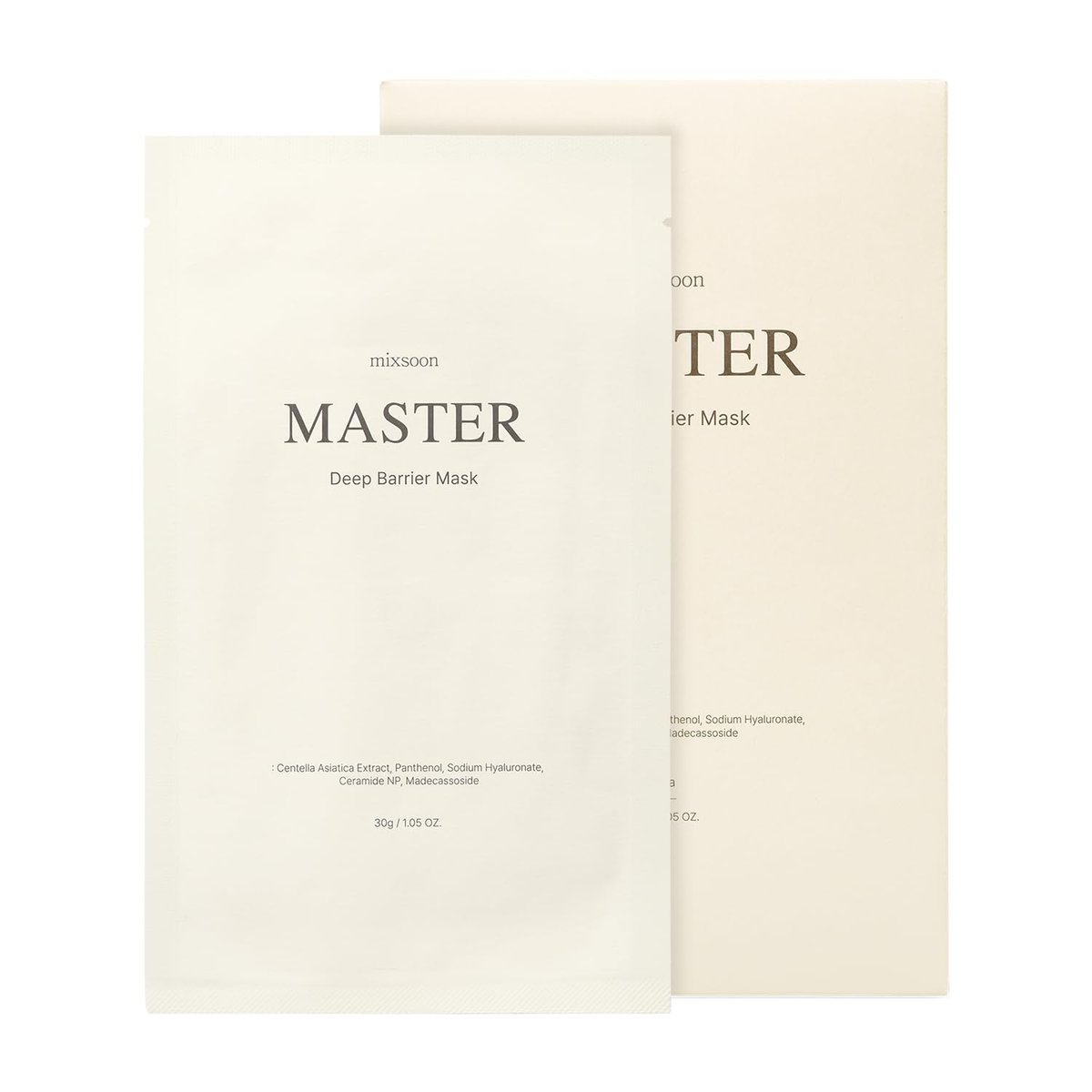mixsoon Master Deep Barrier Mask 5 Stück – Intensive Feuchtigkeitspflege & Hautbarriere-Schutz