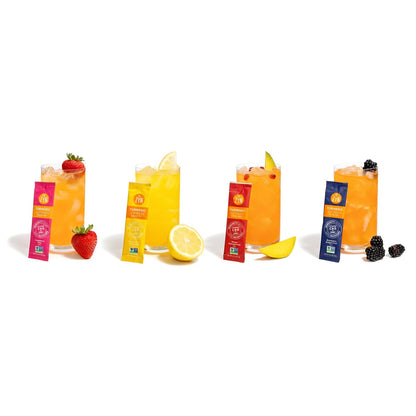 ZYN Electrolyte Drink Mix Hydration Packets – Hydratationspulver mit Kurkuma, Curcumin, Vitamin C, D und Zink – Wellness-Variation, 8er-Pack